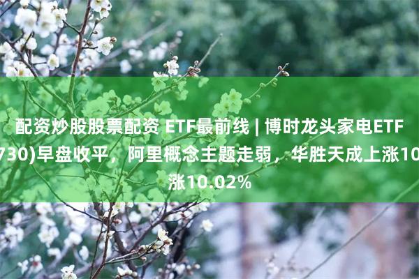 配资炒股股票配资 ETF最前线 | 博时龙头家电ETF(159730)早盘收平，阿里概念主题走弱，华胜天成上涨10.02%